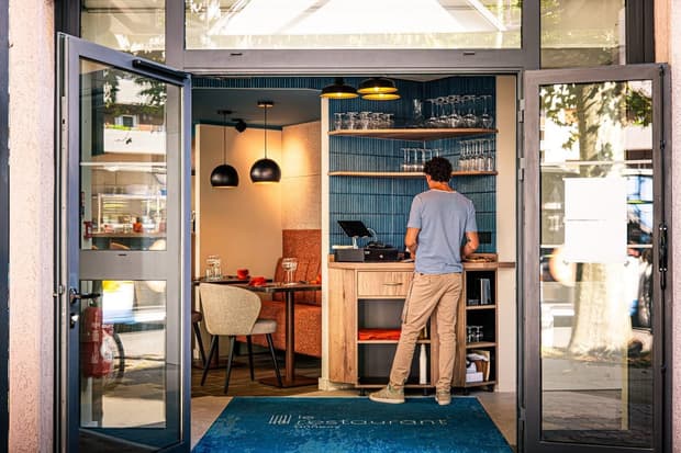 Le comptoir du restaurant
